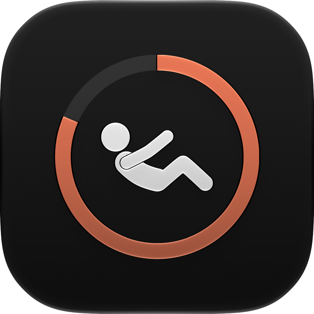 Streaks Workout icon, Dark, 1024 px
